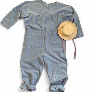 april meets october snuggle jumpsuit in baby blue 🫐